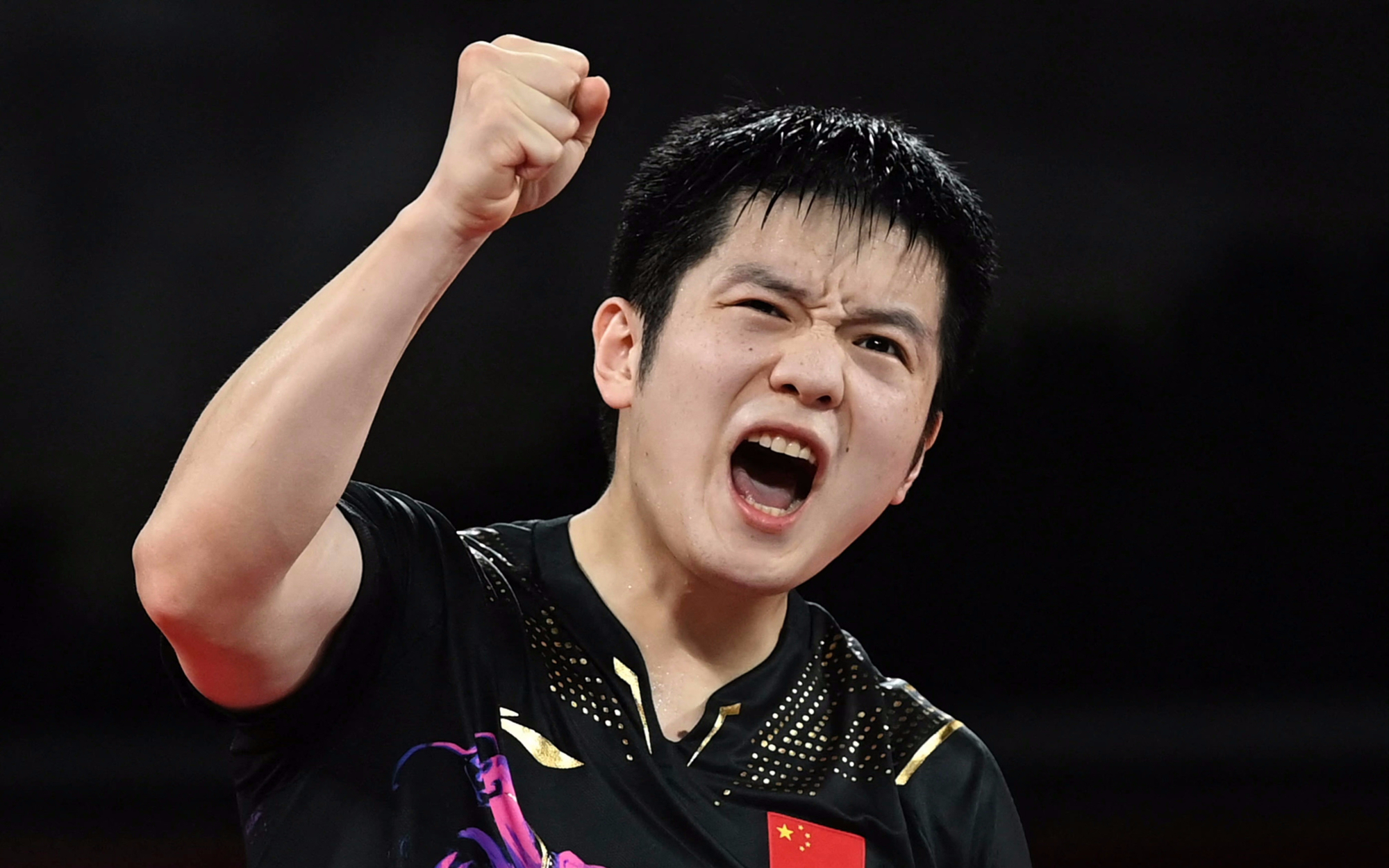 包含中国乒乓球队险胜奥地利乒乓球队，樊振东统治全场的词条